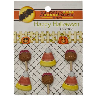 Buttons Galore and More Halloween Craft & Sewing Buttons - No Tricks...Just Treats- 18 Buttons Image 1