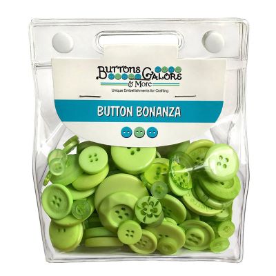 Buttons Galore Colorful Craft & Sewing Buttons - Spring Green - 8 oz. Image 1