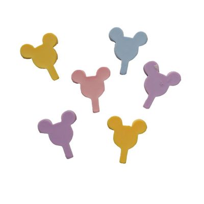 Buttons Galore Flatback Embellishments for Crafts - Mouse Ear Lollipops - 18 Pieces Image 1
