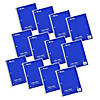 C-Line 1-Subject Notebook, 70 Page, Wide Ruled, Blue, Pack of 12 Image 1