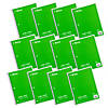 C-Line 1-Subject Notebook, 70 Page, Wide Ruled, Green, Pack of 12 Image 1