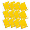 C-Line 1-Subject Notebook, 70 Page, Wide Ruled, Yellow, Pack of 12 Image 1