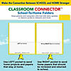 C-Line Classroom Connector School-To-Home Folders, Yellow, Box of 25 Image 3