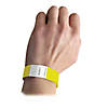 C-Line DuPont Tyvek Security Wristbands, Yellow, 100 Per Pack, 2 Packs Image 1