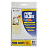 C-Line Peel & Stick Photo Holders, Clear, 4" x 6", 10 Per Pack, 5 Packs Image 2