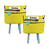 C-Line&#174; Small Chair Cubbie&#8482;, 12", Sunny Yellow, Pack of 2 Image 1