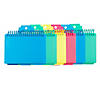 C-Line Spiral Bound Index Cards with Index Tabs, Assorted Tropic Tones, Pack of 6 Image 1