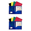 C-Line Two-Pocket Heavyweight Poly Portfolio Folder, Primary Colors, 10 Per Pack, 2 Packs Image 1