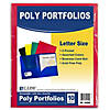 C-Line Two-Pocket Heavyweight Poly Portfolio Folder, Primary Colors, 10 Per Pack, 2 Packs Image 2