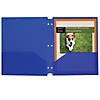 C-Line Two-Pocket Poly Portfolios with Three-Hole Punch, Blue, BoProper of 25 Image 1