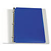 C-Line Two-Pocket Poly Portfolios with Three-Hole Punch, Blue, BoProper of 25 Image 1