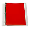 C-Line Two-Pocket Poly Portfolios with Three-Hole Punch, Red, Box of 25 Image 1