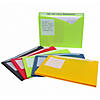 C-Line Write-On Poly File Jackets, Assorted Colors, 11" x 8-1/2", 10 Per Pack, 2 Packs Image 3