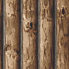 Cabin Logs Peel & Stick Wallpaper Image 1