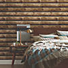 Cabin Logs Peel & Stick Wallpaper Image 3