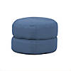 Cabrillo 16" Round Bean Cushions, Blue 2-Pack Image 1