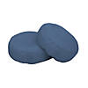 Cabrillo 16" Round Bean Cushions, Blue 2-Pack Image 3