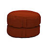 Cabrillo 16" Round Bean Cushions, Dark Red 2-Pack Image 1