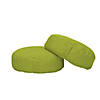 Cabrillo 16" Round Bean Cushions, Lime Green 2-Pack Image 3