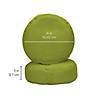 Cabrillo 16" Round Bean Cushions, Lime Green 2-Pack Image 4