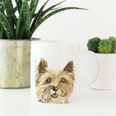 Cairn Terrier Up Close Ceramic Mug Image 1