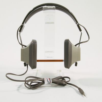 Califone EH-3SV Explorer Binaural Headphones, Light Grey/Beige Image 1