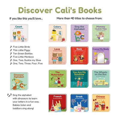 Cali's Books Children Shapes Musical Book - Learning Books Image 3