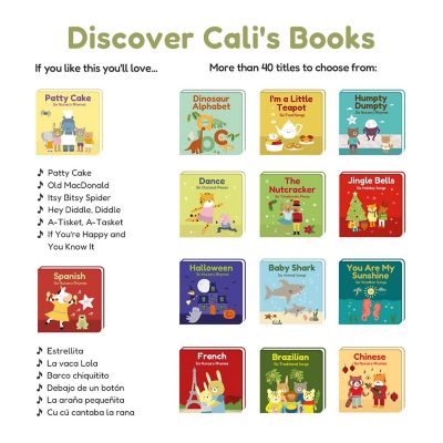 Cali's Books Greek Nursery Rhymes  Sound Bilingual Book Image 3
