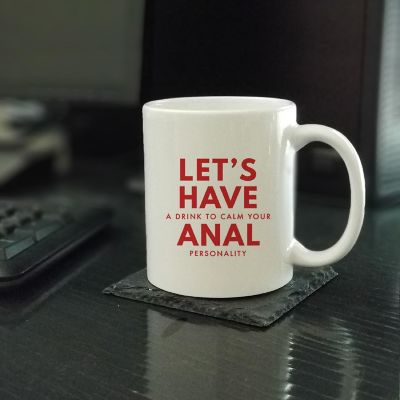 Calm Your Anal Personality ceramic mug Image 1