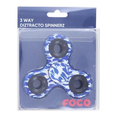 Camo Fidget Spinner  Blue Image 1