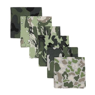 Camo Pattern 22" x 22" 6-Pack Bandana Set Image 1