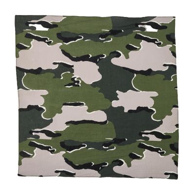 Camo Pattern 22" x 22" 6-Pack Bandana Set Image 2