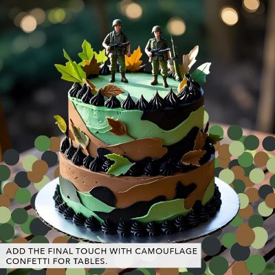 Camouflage Confetti 180-Pack Image 2