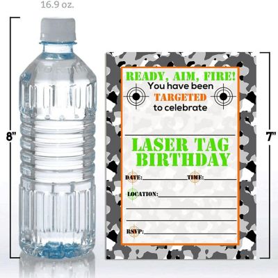 Camouflage Laser Tag Invitations 40pc. by AmandaCreation Image 3