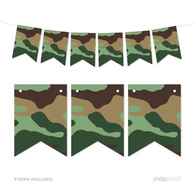 Camouflage Print Banner - 4 x 5.5 Inch Image 1