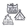 Camp Suncatchers - 24 Pc. Image 1