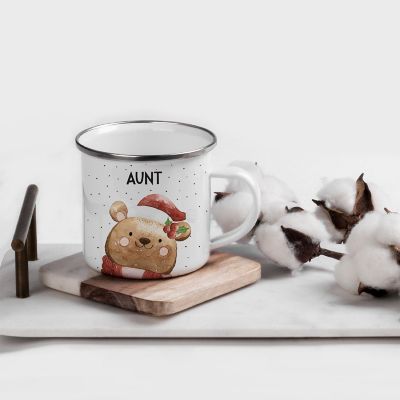 Campfire Mug Bear with Holly, Aunt Image 2