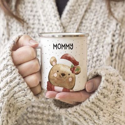 Campfire Mug Bear with Holly, Mommy Image 1