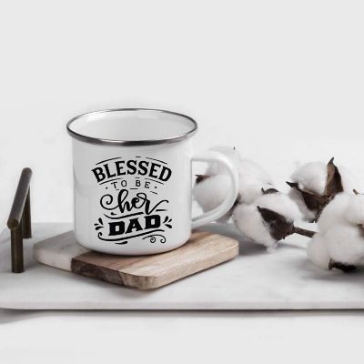 Campfire Mug Blessed To Be Her Dad Image 1