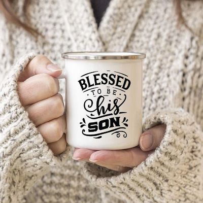 Campfire Mug Blessed To Be His Son Image 1