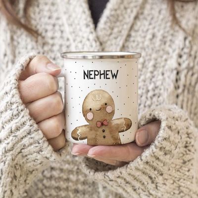 Campfire Mug Gingerbread Boy, Nephew Image 1