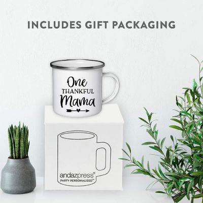 Campfire Mug One Thankful Mama/Kid 2pk Image 2