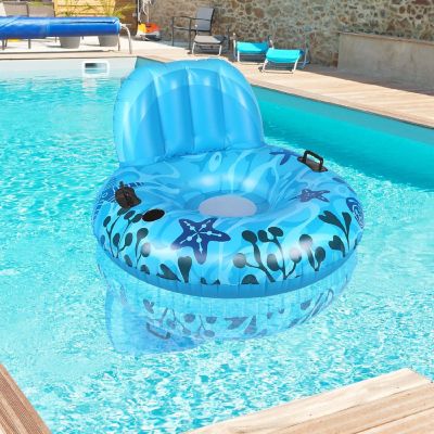 CAMULAND Inflatable Lounger Pool Float with Chair Seat for Adults Kids Image 1