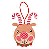 Candy Cane Antler Reindeer Ornament Craft Kit - Makes 12 Image 1