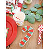 Candy Cane-Shaped BPA-Free Plastic Favor Containers - 12 Pc. Image 1
