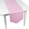 Candy Pink Chevron & Polka Dot Table Runner Image 1