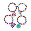 Candy World Beaded Bracelet Craft Kit - Makes 12 Image 1