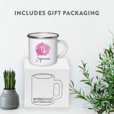 Capricorn Zodiac Pink 11oz Mug Image 3