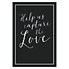 Capture the Love Wedding Hashtag Sign Image 1