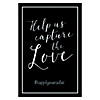 Capture the Love Wedding Hashtag Sign Image 2